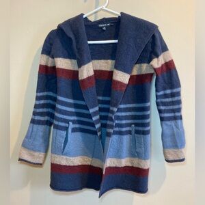 Toad & Co Merino Wool Heartfelt Hoodie Women’s Medium Felted Cardigan